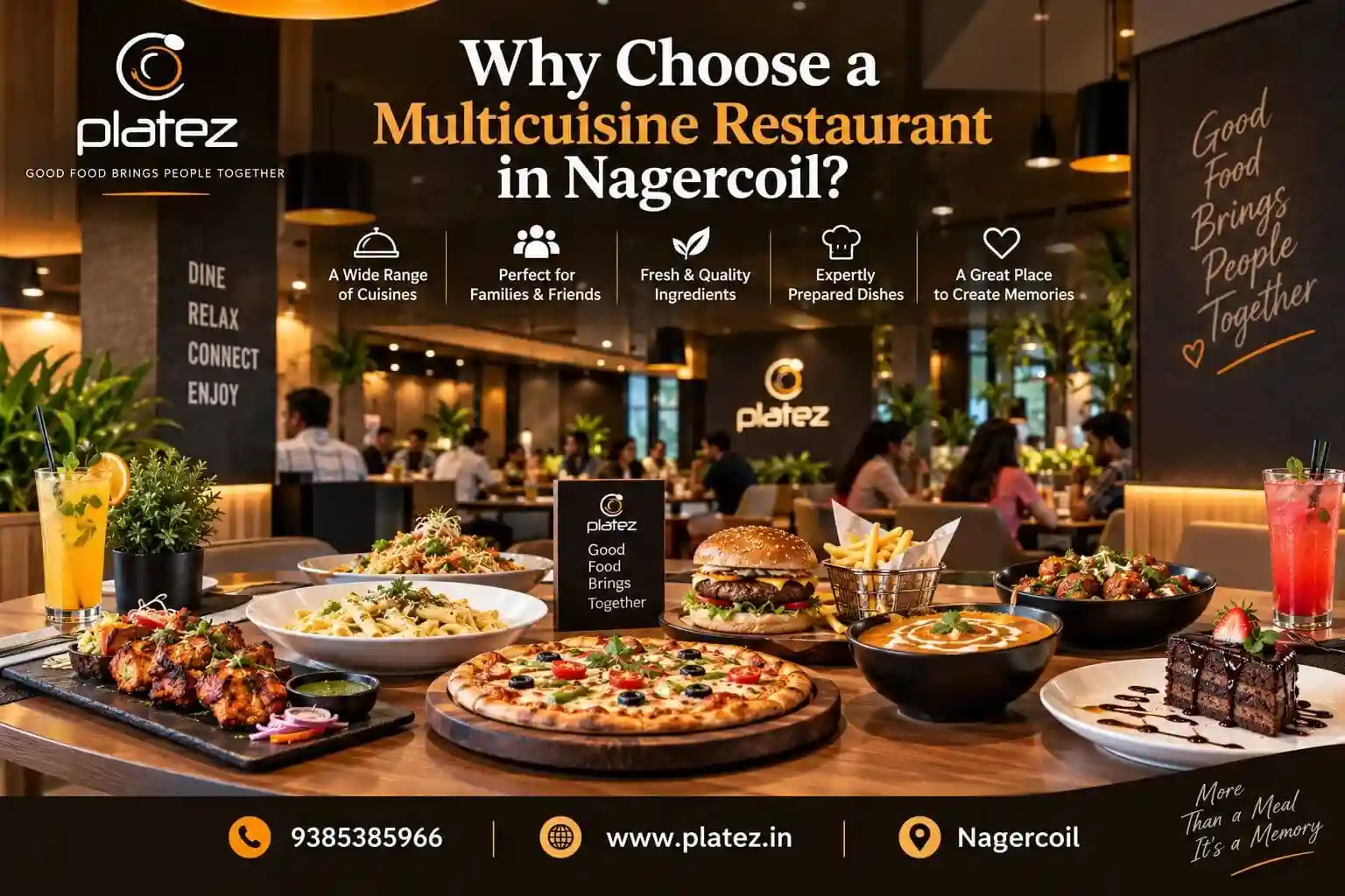 Multicuisine Restaurant in Nagercoil